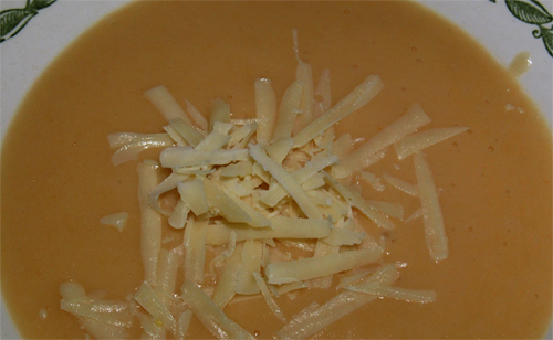 Суп-пюре из кабачков и цветной капусты
