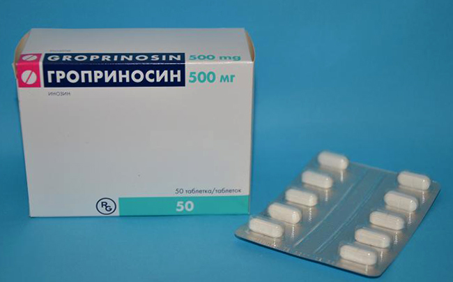 Гроприносин в виде таблеток